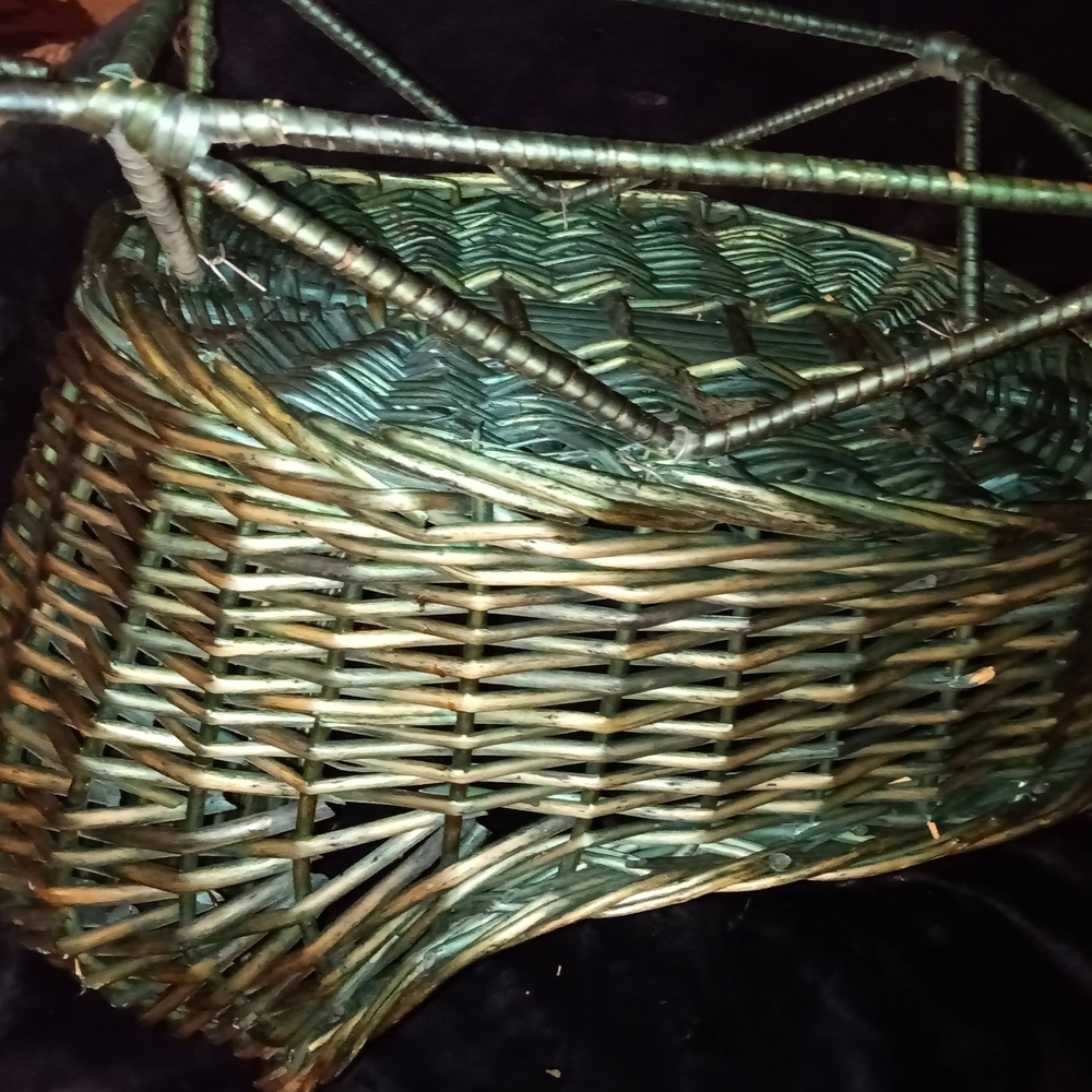 Handcrafted Wicker Rocking Cradle - Picture 3 of 4